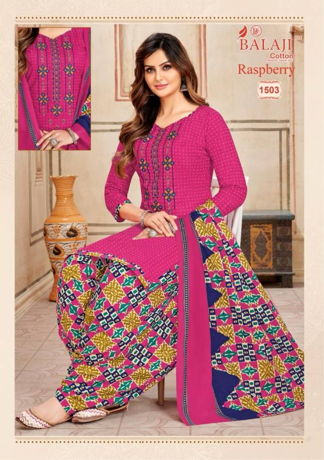 Raspberry Vol 15 By Balaji Daily Wear Cotton Dress Material Wholesale Price In Surat
